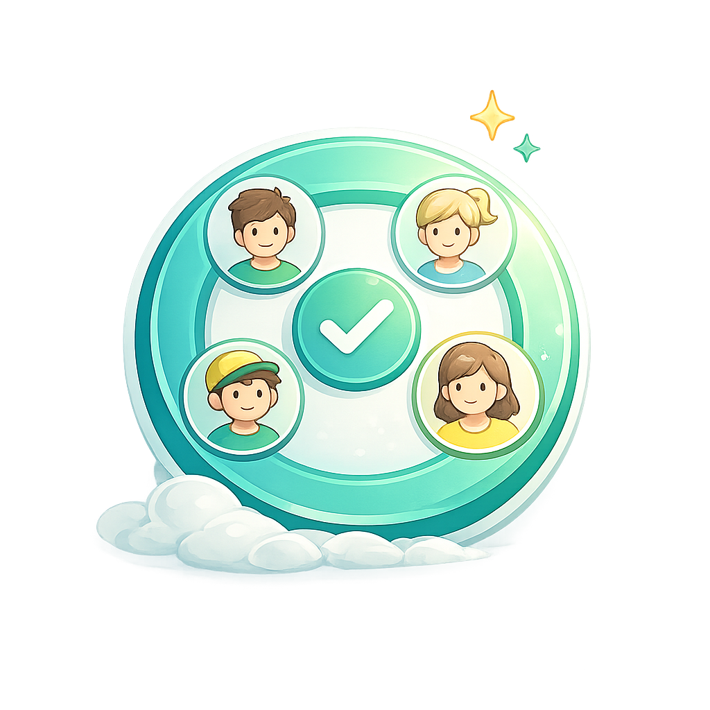 A Clover Circle with shared plans and activity